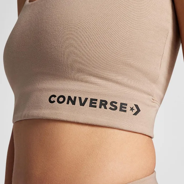 Converse Tops and Shirts Wordmark Bra Top Vintage Cargo Brown 8211 Women