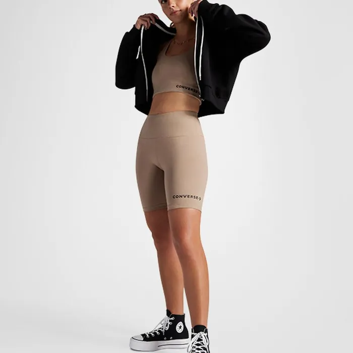 Converse Tops and Shirts Wordmark Bra Top Vintage Cargo Brown 8211 Women