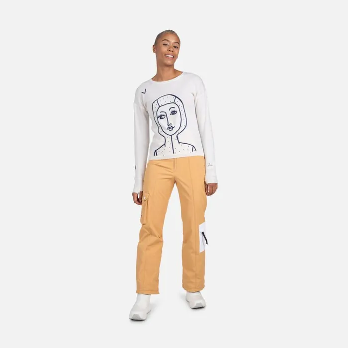 Damen Sweatshirts Und Pullover Rossignol Damenpullover JCC Lina White100