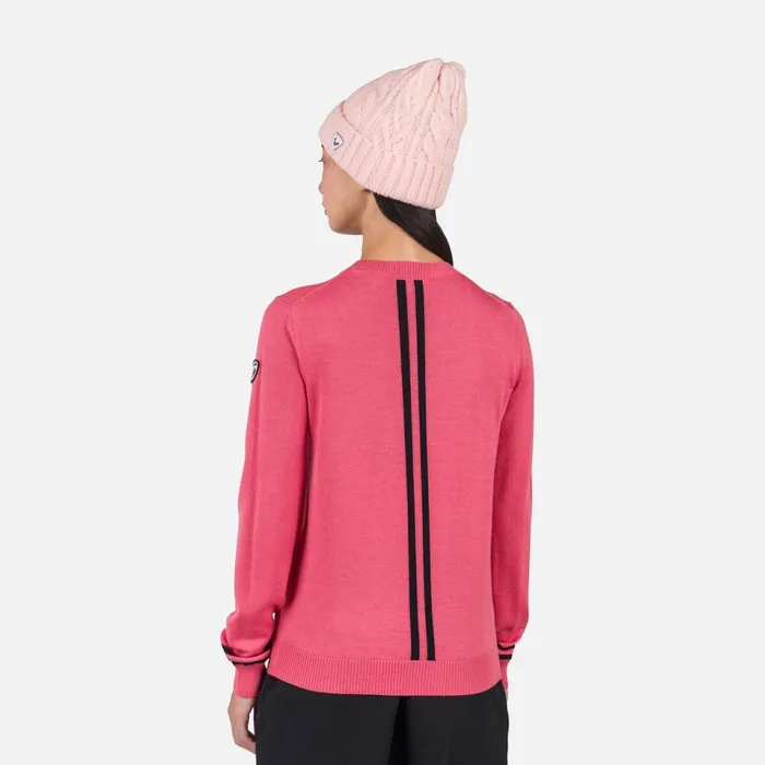 Damen Sweatshirts Und Pullover Rossignol Damenpullover Mit Rundhalsausschnitt Tearose