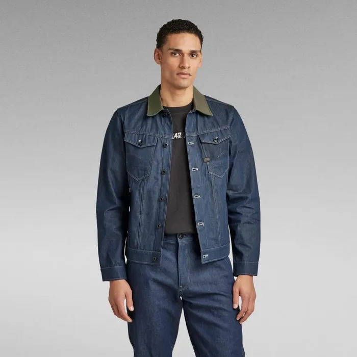 Denim Jackets Men GStar RAW Arc 3D Jacket PM Raw Denim