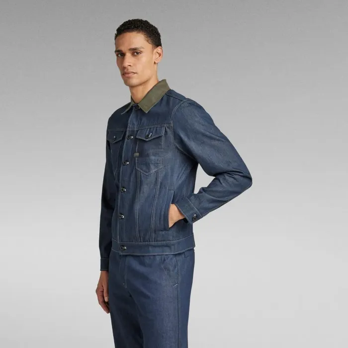 Denim Jackets Men GStar RAW Arc 3D Jacket PM Raw Denim