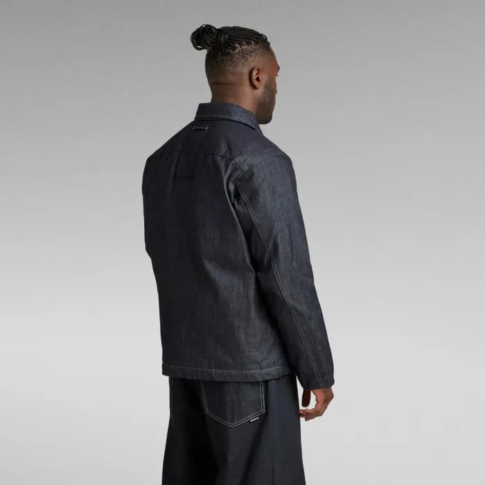 Denim Jackets Men GStar RAW Deck Padded Denim Jacket Raw Denim