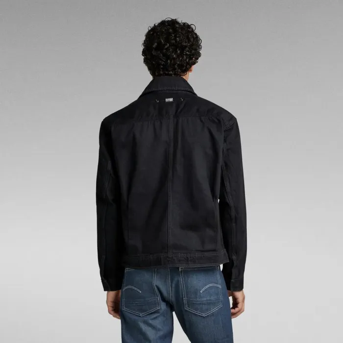 Denim Jackets MenWomen GStar RAW Unisex Flight Combat Jacket Pitch Black