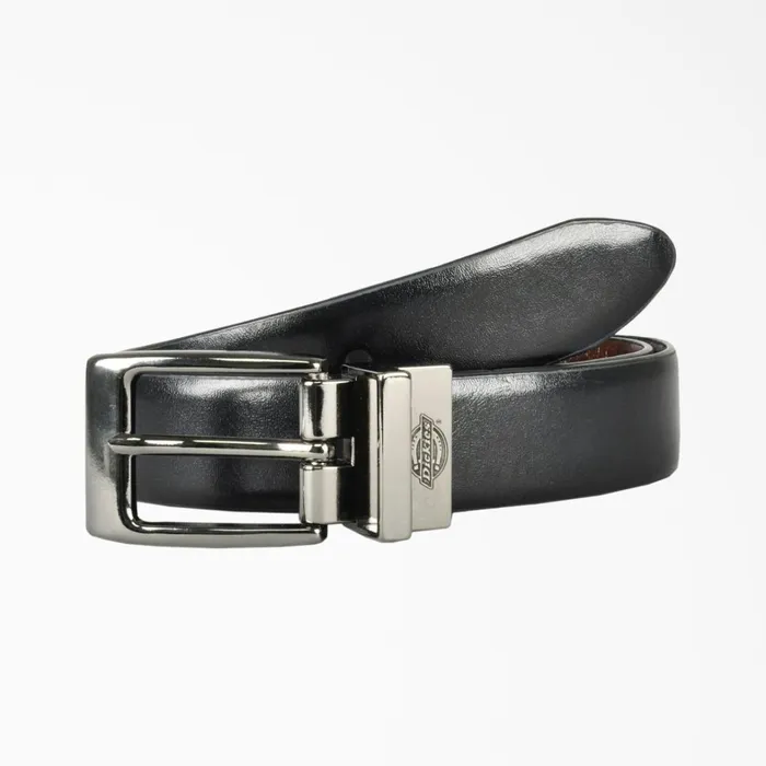 Dickies Belts Boys039 Reversible Belt Black Black bk 8211 Kids