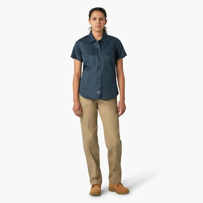 Dickies Button Up Women039s 574 Original Work Shirt Airforce Blue Airforce Blue asl 8211 Women Dickies Button Up Women039s 574 Original Work Shirt Airforce Blue Airforce Blue asl 8211 Women