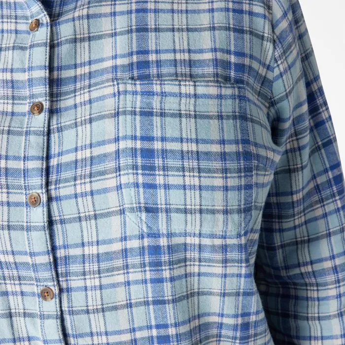 Dickies Button Up Women039s Plus Long Sleeve Plaid Flannel Shirt Clear BlueOrchard Plaid Clear Blueorchard Plaid b2y 8211 Women Dickies Button Up Women039s Plus Long Sleeve Plaid Flannel Shirt Clear BlueOrchard Plaid Clear Blueorchard Plaid b2y 8211 Women
