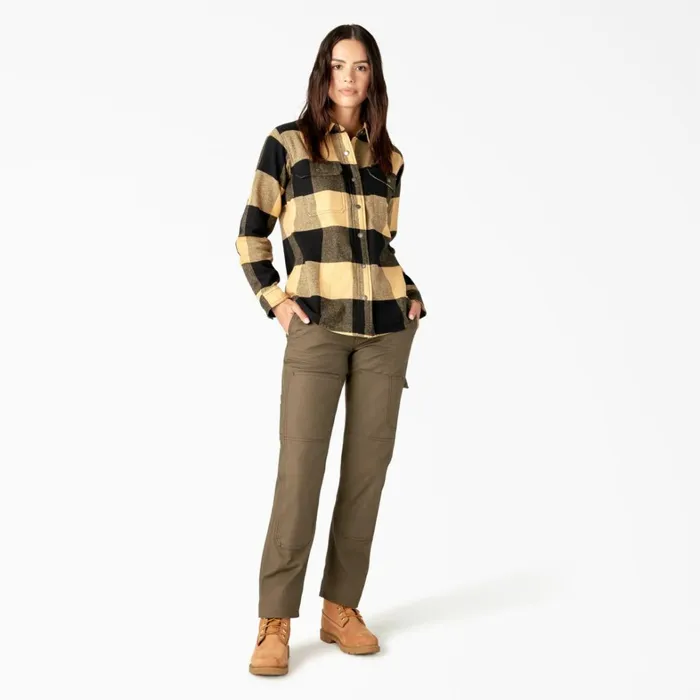 Dickies Button Up Womens DuraTech Renegade Flannel Shirt Nubuck Large Buffalo Plaid Nubuck Large Buffalo Plaid b2z 8211 Women Dickies Button Up Womens DuraTech Renegade Flannel Shirt Nubuck Large Buffalo Plaid Nubuck Large Buffalo Plaid b2z 8211 Women