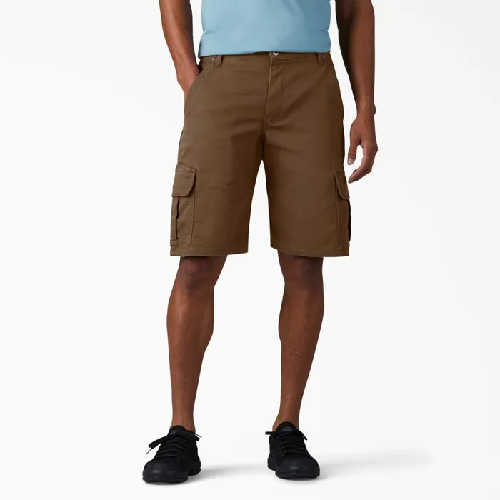 Dickies Cargo FLEX Relaxed Fit Duck Cargo Shorts 11034 Stonewashed Timber Brown Stonewashed Timber Brown stb 8211 Men Dickies Cargo FLEX Relaxed Fit Duck Cargo Shorts 11034 Stonewashed Timber Brown Stonewashed Timber Brown stb 8211 Men