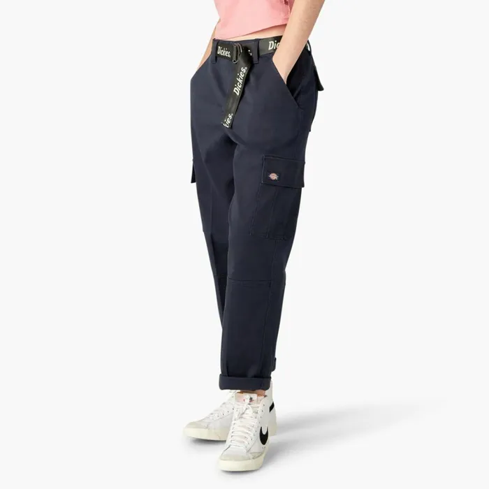 Dickies Cargo Women039s Relaxed Fit Contrast Stitch Cropped Cargo Pants Dark Navy Dark Navy dn 8211 Women Dickies Cargo Women039s Relaxed Fit Contrast Stitch Cropped Cargo Pants Dark Navy Dark Navy dn 8211 Women