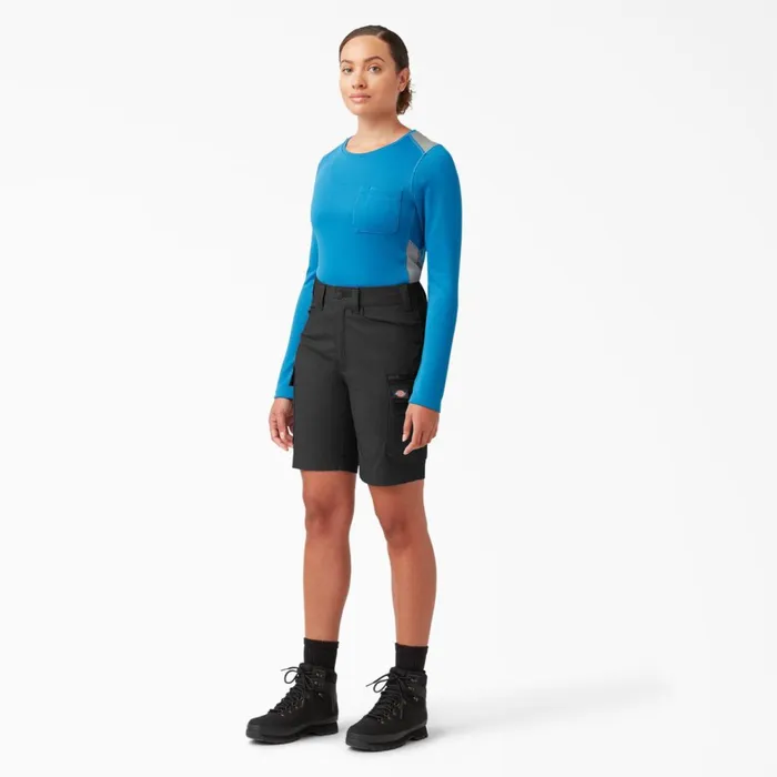 Dickies Cargo Women039s TempiQ 365 Shorts 9034 Black Black bkx 8211 Women Dickies Cargo Women039s TempiQ 365 Shorts 9034 Black Black bkx 8211 Women