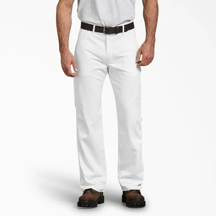 Dickies Carpenter FLEX Relaxed Fit Painter039s Pants White White wh 8211 Men