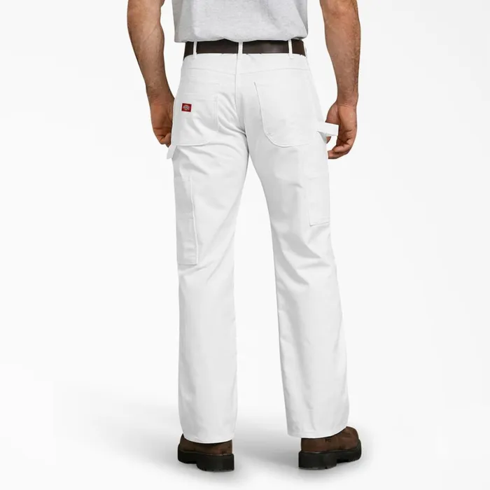Dickies Carpenter FLEX Relaxed Fit Painter039s Pants White White wh 8211 Men Dickies Carpenter FLEX Relaxed Fit Painter039s Pants White White wh 8211 Men