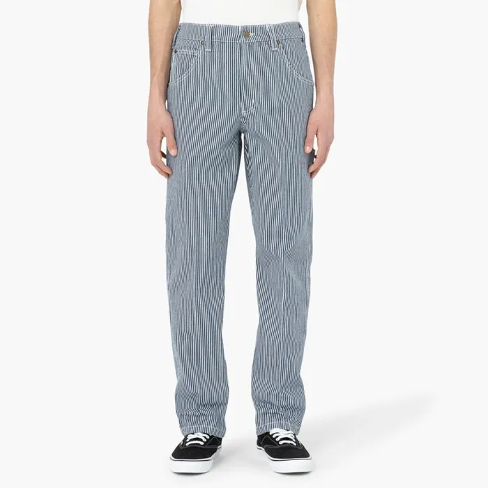 Dickies Carpenter Garyville Regular Fit Hickory Stripe Carpenter Pants EcruAirforce Blue Ecruairforce Blue eua 8211 Men Dickies Carpenter Garyville Regular Fit Hickory Stripe Carpenter Pants EcruAirforce Blue Ecruairforce Blue eua 8211 Men
