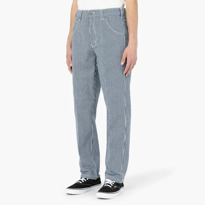 Dickies Carpenter Garyville Regular Fit Hickory Stripe Carpenter Pants EcruAirforce Blue Ecruairforce Blue eua 8211 Men Dickies Carpenter Garyville Regular Fit Hickory Stripe Carpenter Pants EcruAirforce Blue Ecruairforce Blue eua 8211 Men