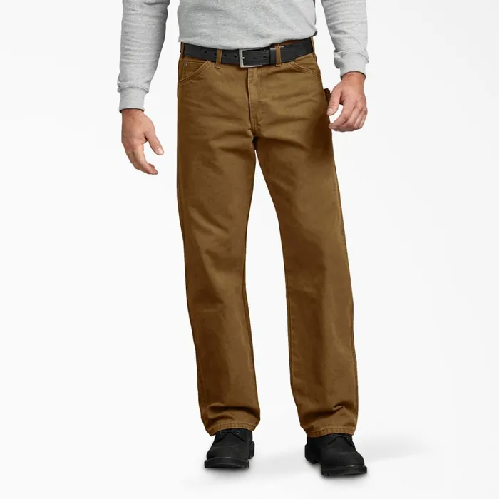 Dickies Carpenter Relaxed Fit Straight Leg Sanded Duck Carpenter Pants Rinsed Brown Duck Rinsed Brown Duck rbd 8211 Men Dickies Carpenter Relaxed Fit Straight Leg Sanded Duck Carpenter Pants Rinsed Brown Duck Rinsed Brown Duck rbd 8211 Men
