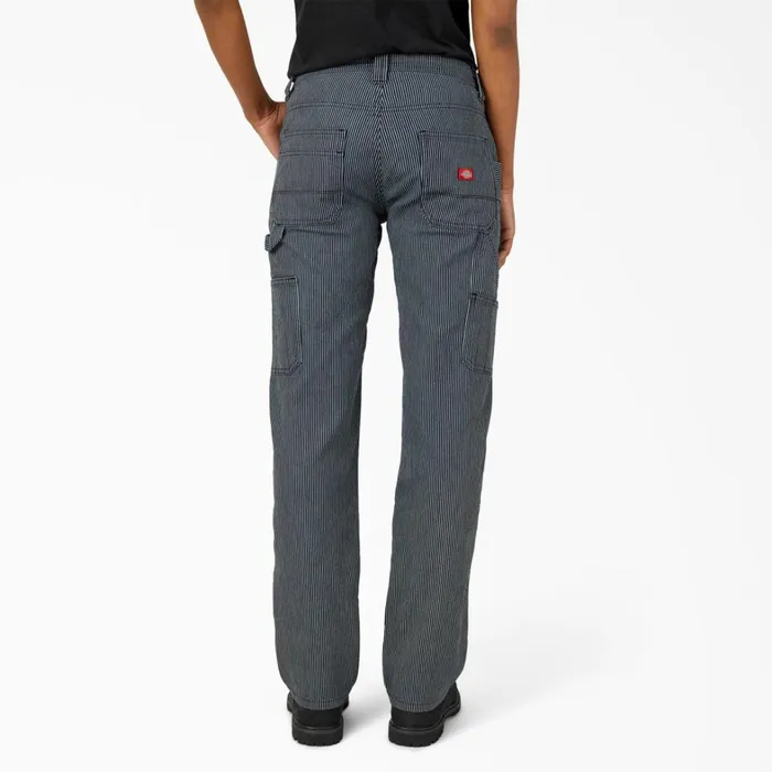 Dickies Carpenter Women039s FLEX Relaxed Fit Hickory Stripe Carpenter Pants Rinsed Hickory Stripe Rinsed Hickory Stripe rhs 8211 Women Dickies Carpenter Women039s FLEX Relaxed Fit Hickory Stripe Carpenter Pants Rinsed Hickory Stripe Rinsed Hickory Stripe rhs 8211 Women
