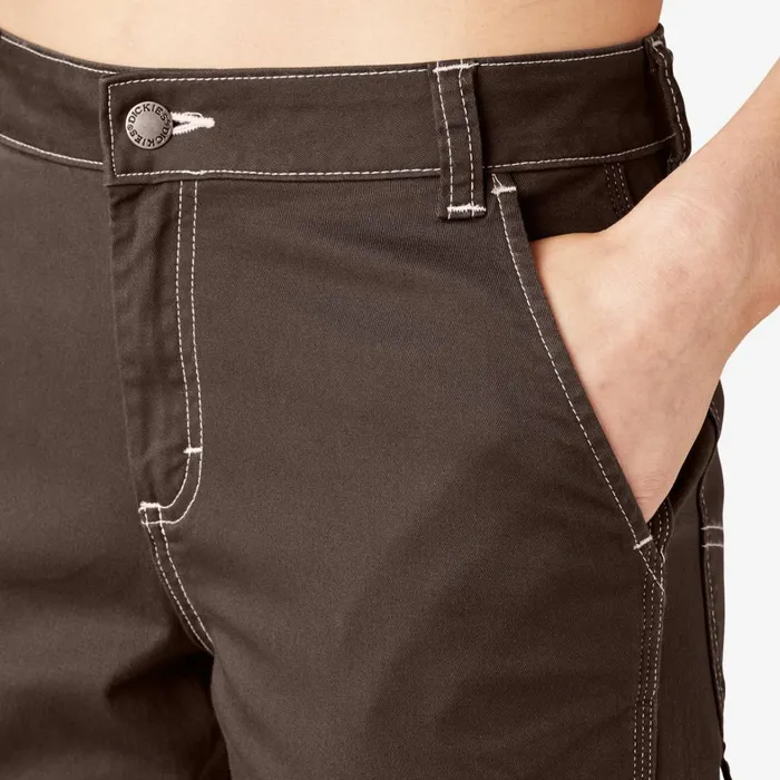 Dickies Carpenter Women039s Slim Straight Fit Roll Hem Carpenter Pants Chocolate Brown Chocolate Brown cb 8211 Women Dickies Carpenter Women039s Slim Straight Fit Roll Hem Carpenter Pants Chocolate Brown Chocolate Brown cb 8211 Women