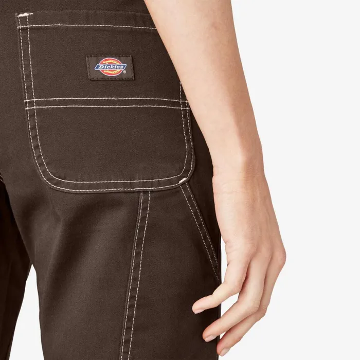 Dickies Carpenter Women039s Slim Straight Fit Roll Hem Carpenter Pants Chocolate Brown Chocolate Brown cb 8211 Women Dickies Carpenter Women039s Slim Straight Fit Roll Hem Carpenter Pants Chocolate Brown Chocolate Brown cb 8211 Women