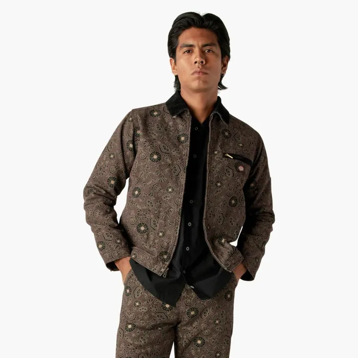 Dickies Coats and Jackets Ellis Floral Print Duck Canvas Jacket Dark Floral Dark Floral fcr 8211 Men Dickies Coats and Jackets Ellis Floral Print Duck Canvas Jacket Dark Floral Dark Floral fcr 8211 Men