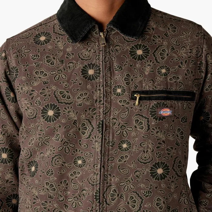 Dickies Coats and Jackets Ellis Floral Print Duck Canvas Jacket Dark Floral Dark Floral fcr 8211 Men Dickies Coats and Jackets Ellis Floral Print Duck Canvas Jacket Dark Floral Dark Floral fcr 8211 Men