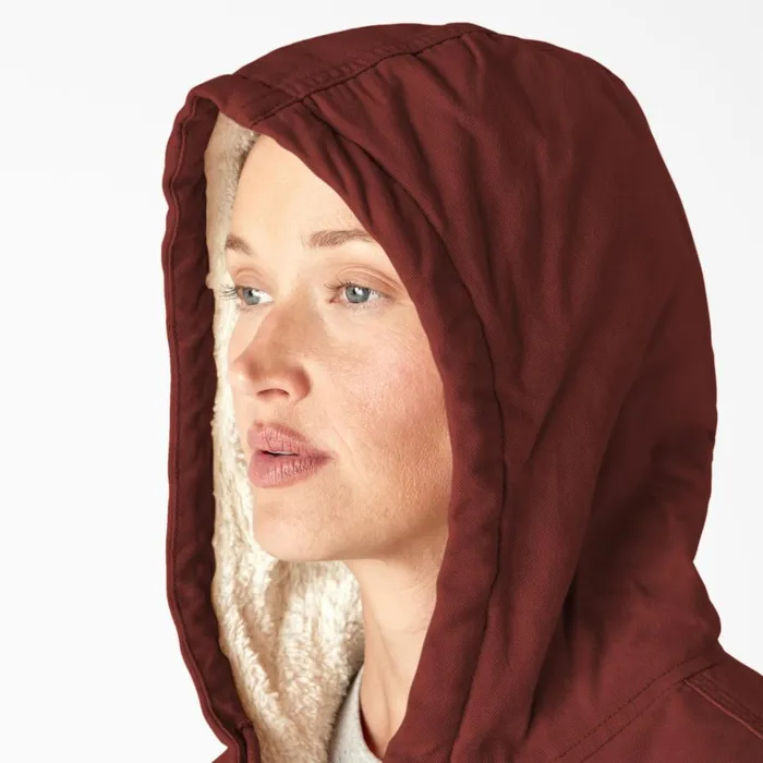 Dickies Coats and Jackets Women039s Fleece Lined Duck Canvas Jacket Rinsed Fired Brick Rinsed Fired Brick rfr 8211 Women Dickies Coats and Jackets Women039s Fleece Lined Duck Canvas Jacket Rinsed Fired Brick Rinsed Fired Brick rfr 8211 Women