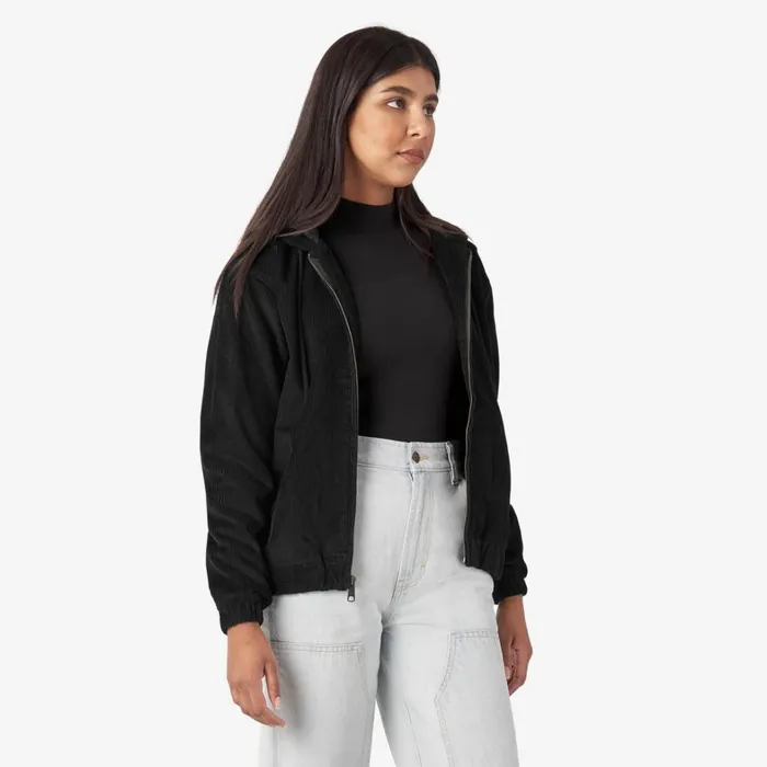 Dickies Coats and Jackets Womens Corduroy Jacket Black Black bkx 8211 Women Dickies Coats and Jackets Womens Corduroy Jacket Black Black bkx 8211 Women