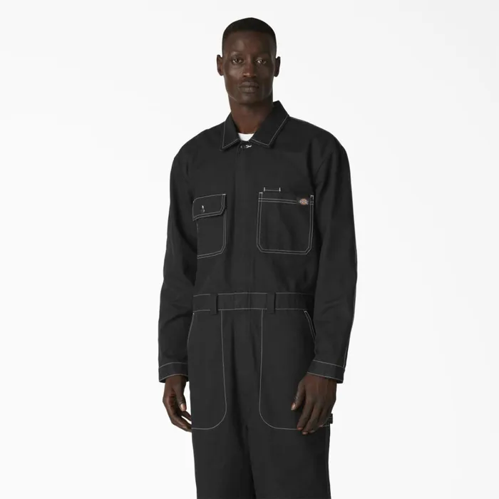 Dickies Coveralls Reworked Long Sleeve Coveralls Black Black bkx 8211 Men Dickies Coveralls Reworked Long Sleeve Coveralls Black Black bkx 8211 Men