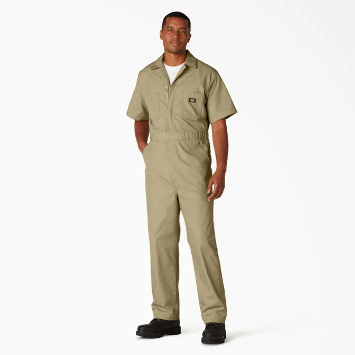 Dickies Coveralls Short Sleeve Coveralls Khaki Khaki kh 8211 Men