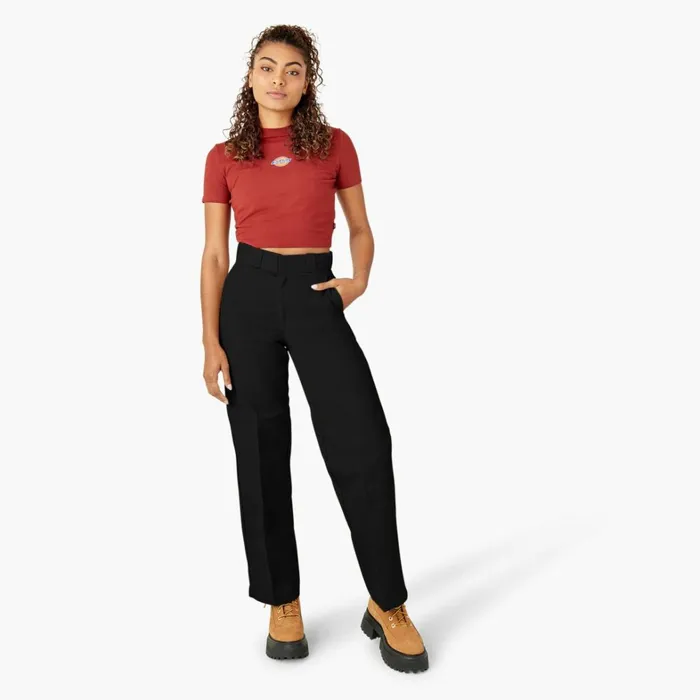 Dickies Double Knee Womens Loose Fit Double Knee Work Pants Black Black bk 8211 Women Dickies Double Knee Womens Loose Fit Double Knee Work Pants Black Black bk 8211 Women