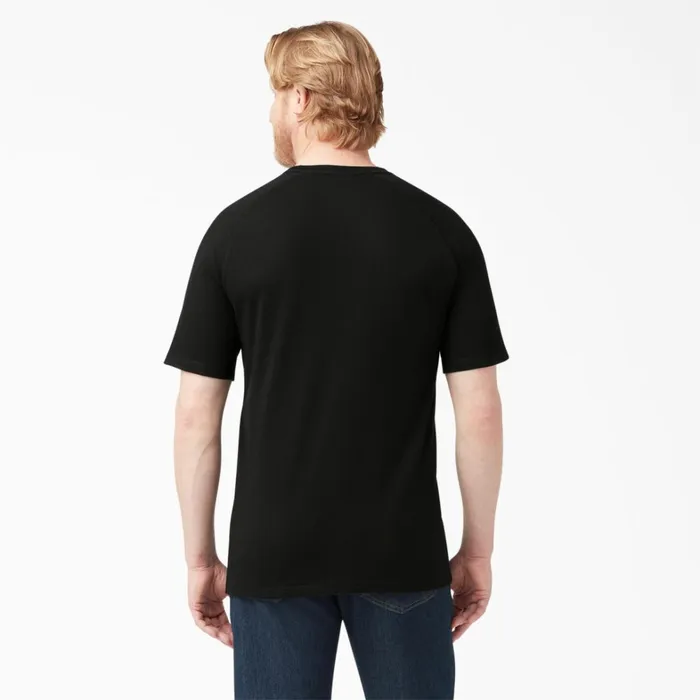 Dickies Hi Vis Cooling Short Sleeve Pocket TShirt Black Black bk 8211 Men Dickies Hi Vis Cooling Short Sleeve Pocket TShirt Black Black bk 8211 Men