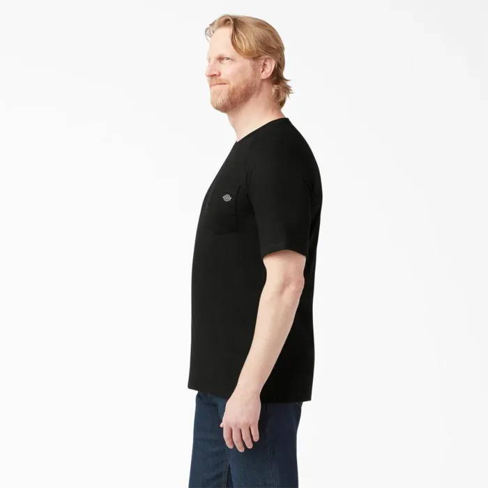Dickies Hi Vis Cooling Short Sleeve Pocket TShirt Black Black bk 8211 Men Dickies Hi Vis Cooling Short Sleeve Pocket TShirt Black Black bk 8211 Men
