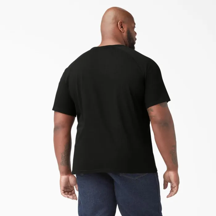 Dickies Hi Vis Cooling Short Sleeve Pocket TShirt Black Black bk 8211 Men Dickies Hi Vis Cooling Short Sleeve Pocket TShirt Black Black bk 8211 Men