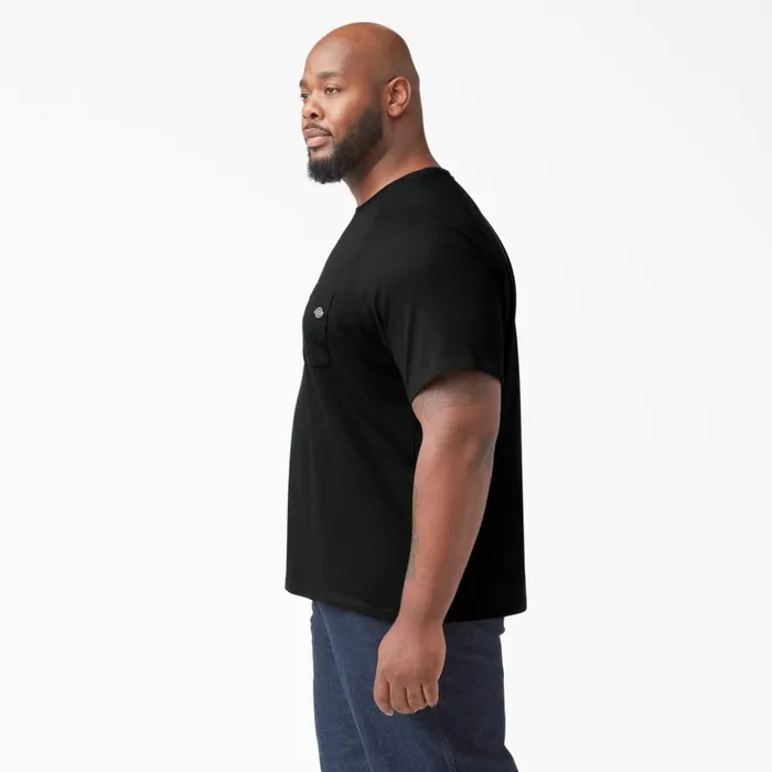 Dickies Hi Vis Cooling Short Sleeve Pocket TShirt Black Black bk 8211 Men Dickies Hi Vis Cooling Short Sleeve Pocket TShirt Black Black bk 8211 Men