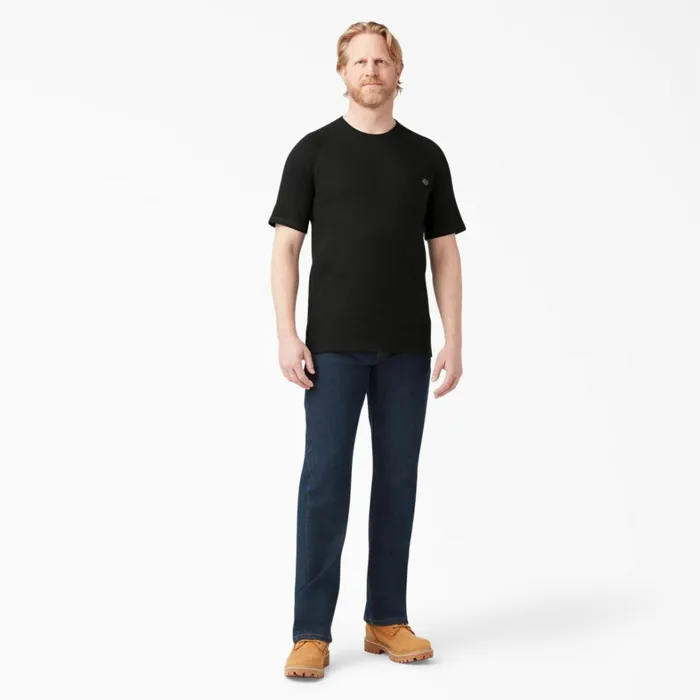 Dickies Hi Vis Cooling Short Sleeve Pocket TShirt Black Black bk 8211 Men Dickies Hi Vis Cooling Short Sleeve Pocket TShirt Black Black bk 8211 Men
