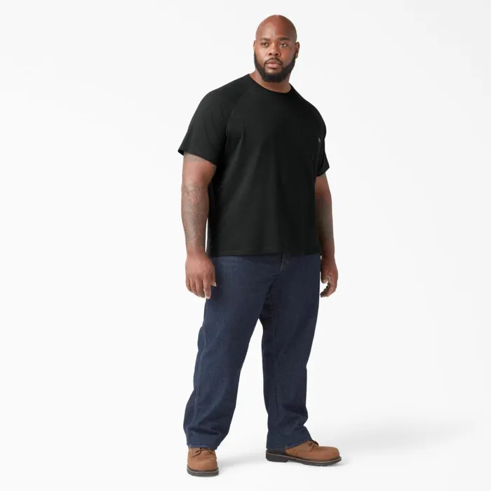 Dickies Hi Vis Cooling Short Sleeve Pocket TShirt Black Black bk 8211 Men Dickies Hi Vis Cooling Short Sleeve Pocket TShirt Black Black bk 8211 Men