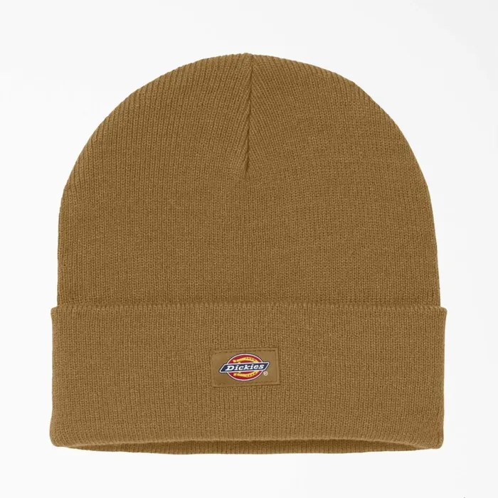 Dickies Hi Vis Cuffed Knit Beanie Brown Duck Brown Duck zbd 8211 MenWomen