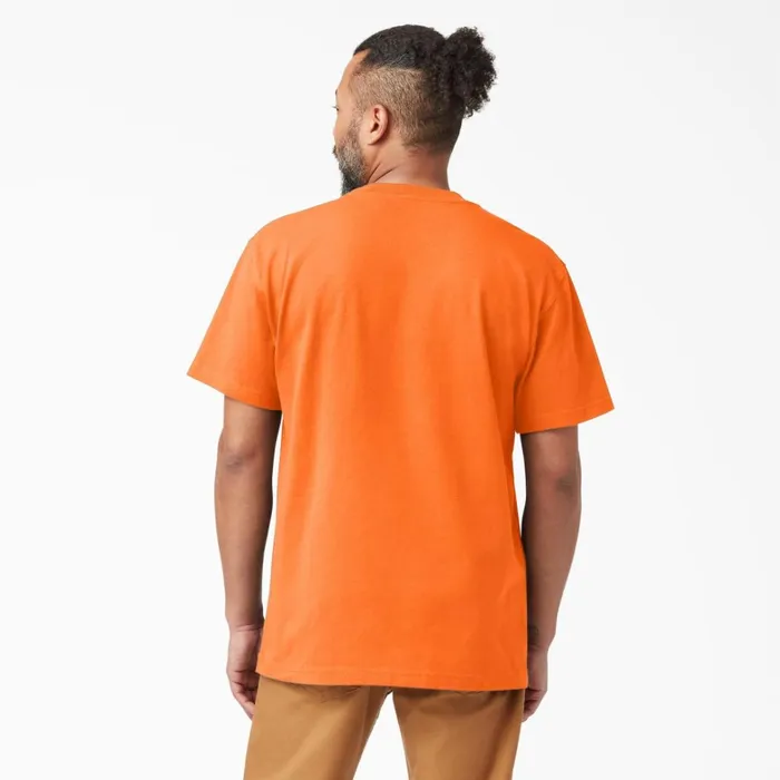 Dickies Hi Vis Heavyweight Neon Short Sleeve Pocket TShirt Bright Orange Bright Orange bod 8211 Men Dickies Hi Vis Heavyweight Neon Short Sleeve Pocket TShirt Bright Orange Bright Orange bod 8211 Men