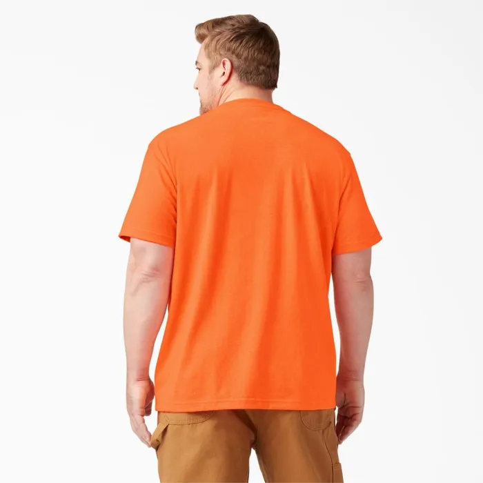 Dickies Hi Vis Heavyweight Neon Short Sleeve Pocket TShirt Bright Orange Bright Orange bod 8211 Men Dickies Hi Vis Heavyweight Neon Short Sleeve Pocket TShirt Bright Orange Bright Orange bod 8211 Men