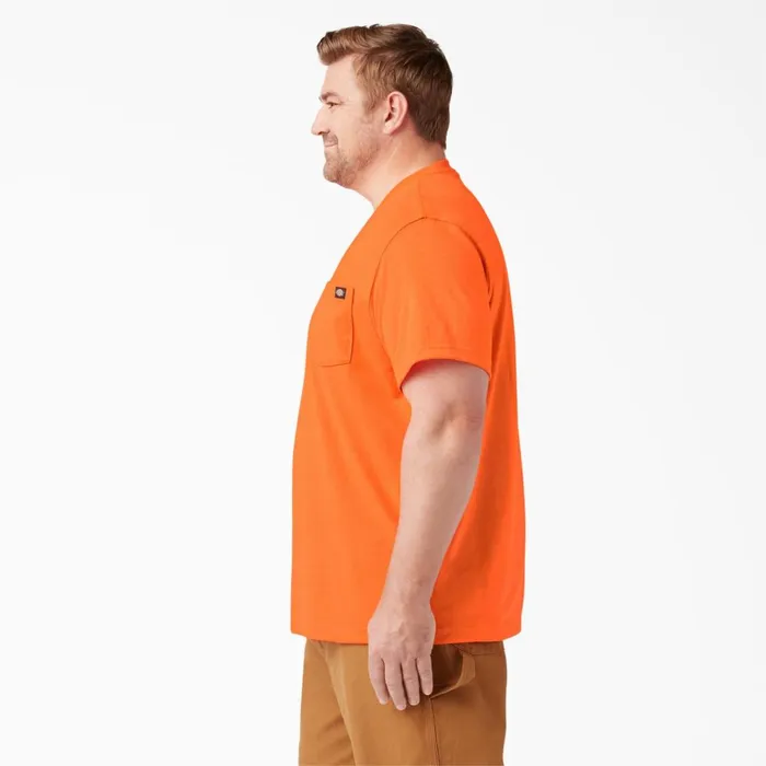 Dickies Hi Vis Heavyweight Neon Short Sleeve Pocket TShirt Bright Orange Bright Orange bod 8211 Men Dickies Hi Vis Heavyweight Neon Short Sleeve Pocket TShirt Bright Orange Bright Orange bod 8211 Men