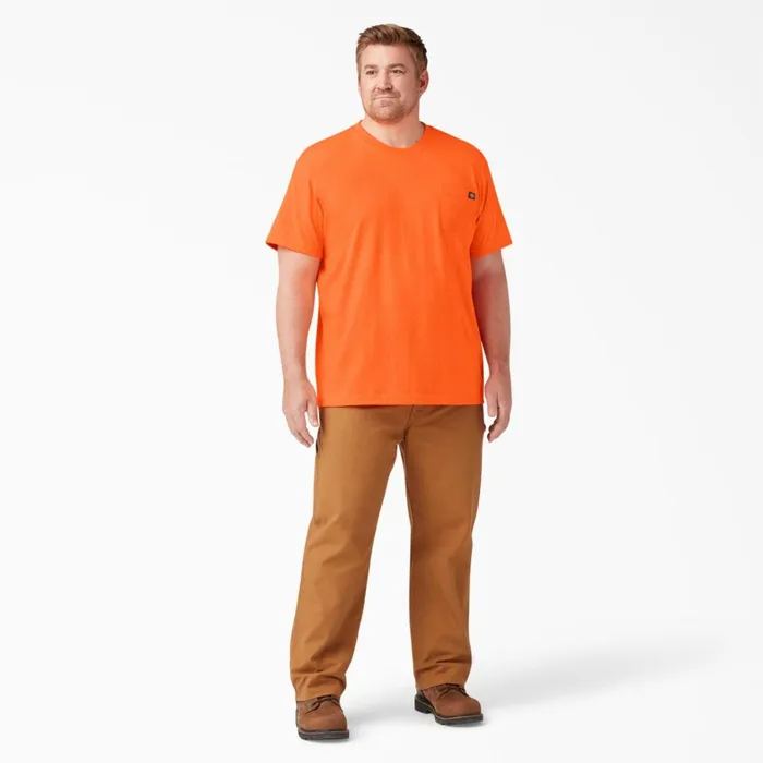 Dickies Hi Vis Heavyweight Neon Short Sleeve Pocket TShirt Bright Orange Bright Orange bod 8211 Men Dickies Hi Vis Heavyweight Neon Short Sleeve Pocket TShirt Bright Orange Bright Orange bod 8211 Men