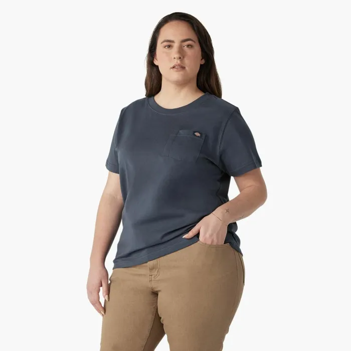 Dickies Hi Vis Women039s Plus Heavyweight Short Sleeve Pocket TShirt Airforce Blue Airforce Blue af 8211 Women Dickies Hi Vis Women039s Plus Heavyweight Short Sleeve Pocket TShirt Airforce Blue Airforce Blue af 8211 Women
