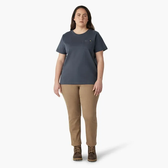 Dickies Hi Vis Women039s Plus Heavyweight Short Sleeve Pocket TShirt Airforce Blue Airforce Blue af 8211 Women Dickies Hi Vis Women039s Plus Heavyweight Short Sleeve Pocket TShirt Airforce Blue Airforce Blue af 8211 Women