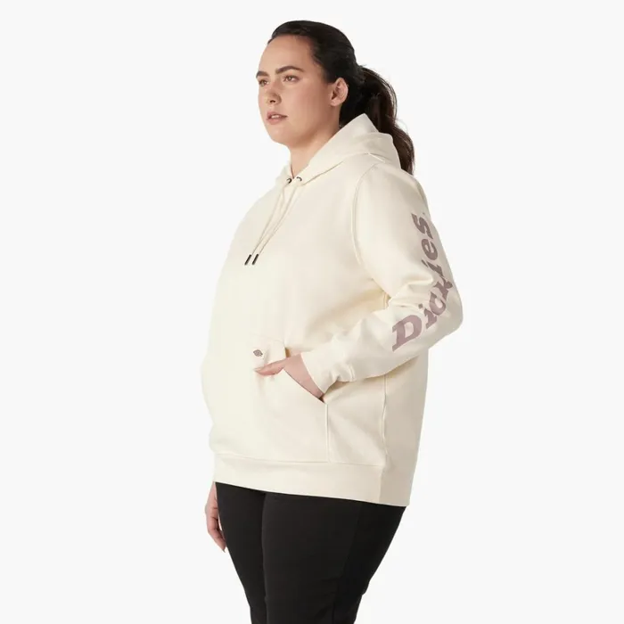 Dickies Hoodies and Sweatshirts Women039s Plus Water Repellent Sleeve Logo Hoodie Antique White Antique White aw 8211 Women Dickies Hoodies and Sweatshirts Women039s Plus Water Repellent Sleeve Logo Hoodie Antique White Antique White aw 8211 Women