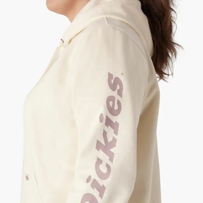Dickies Hoodies and Sweatshirts Women039s Plus Water Repellent Sleeve Logo Hoodie Antique White Antique White aw 8211 Women Dickies Hoodies and Sweatshirts Women039s Plus Water Repellent Sleeve Logo Hoodie Antique White Antique White aw 8211 Women