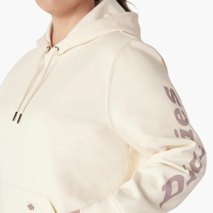 Dickies Hoodies and Sweatshirts Women039s Plus Water Repellent Sleeve Logo Hoodie Antique White Antique White aw 8211 Women Dickies Hoodies and Sweatshirts Women039s Plus Water Repellent Sleeve Logo Hoodie Antique White Antique White aw 8211 Women