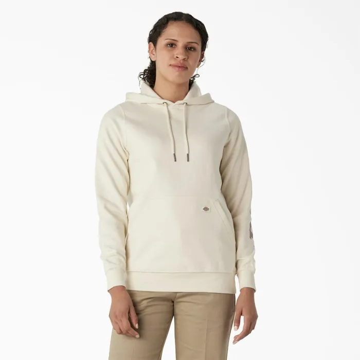 Dickies Hoodies and Sweatshirts Women039s Water Repellent Sleeve Logo Hoodie Antique White Antique White aw 8211 Women Dickies Hoodies and Sweatshirts Women039s Water Repellent Sleeve Logo Hoodie Antique White Antique White aw 8211 Women