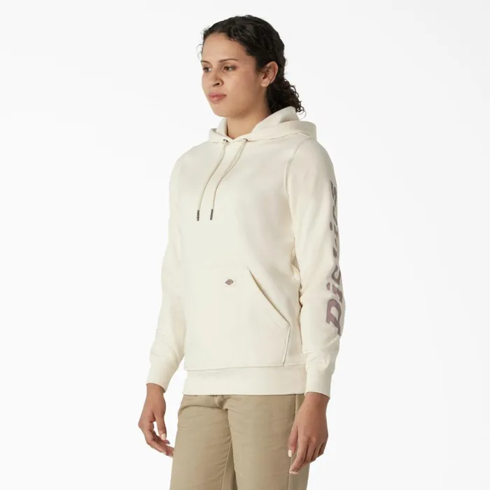 Dickies Hoodies and Sweatshirts Women039s Water Repellent Sleeve Logo Hoodie Antique White Antique White aw 8211 Women Dickies Hoodies and Sweatshirts Women039s Water Repellent Sleeve Logo Hoodie Antique White Antique White aw 8211 Women