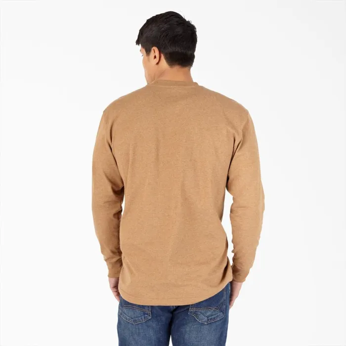 Dickies Long Sleeve Work Shirts Heavyweight Heathered Long Sleeve Henley TShirt Brown Duck Heather Brown Duck Heather bdh 8211 Men Dickies Long Sleeve Work Shirts Heavyweight Heathered Long Sleeve Henley TShirt Brown Duck Heather Brown Duck Heather bdh 8211 Men