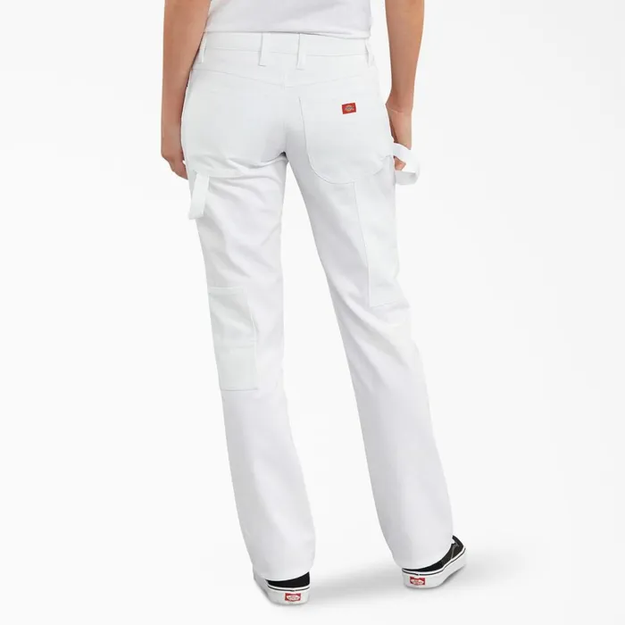 Dickies Painter Pants Women039s FLEX Relaxed Fit Carpenter Pants White White wh 8211 Women Dickies Painter Pants Women039s FLEX Relaxed Fit Carpenter Pants White White wh 8211 Women